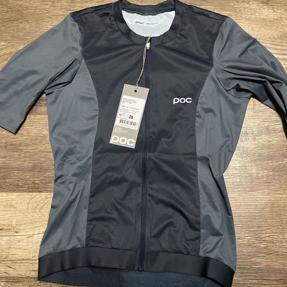 NEW POC Cadence Cycling Jersey Apatite Navy Women’s Medium